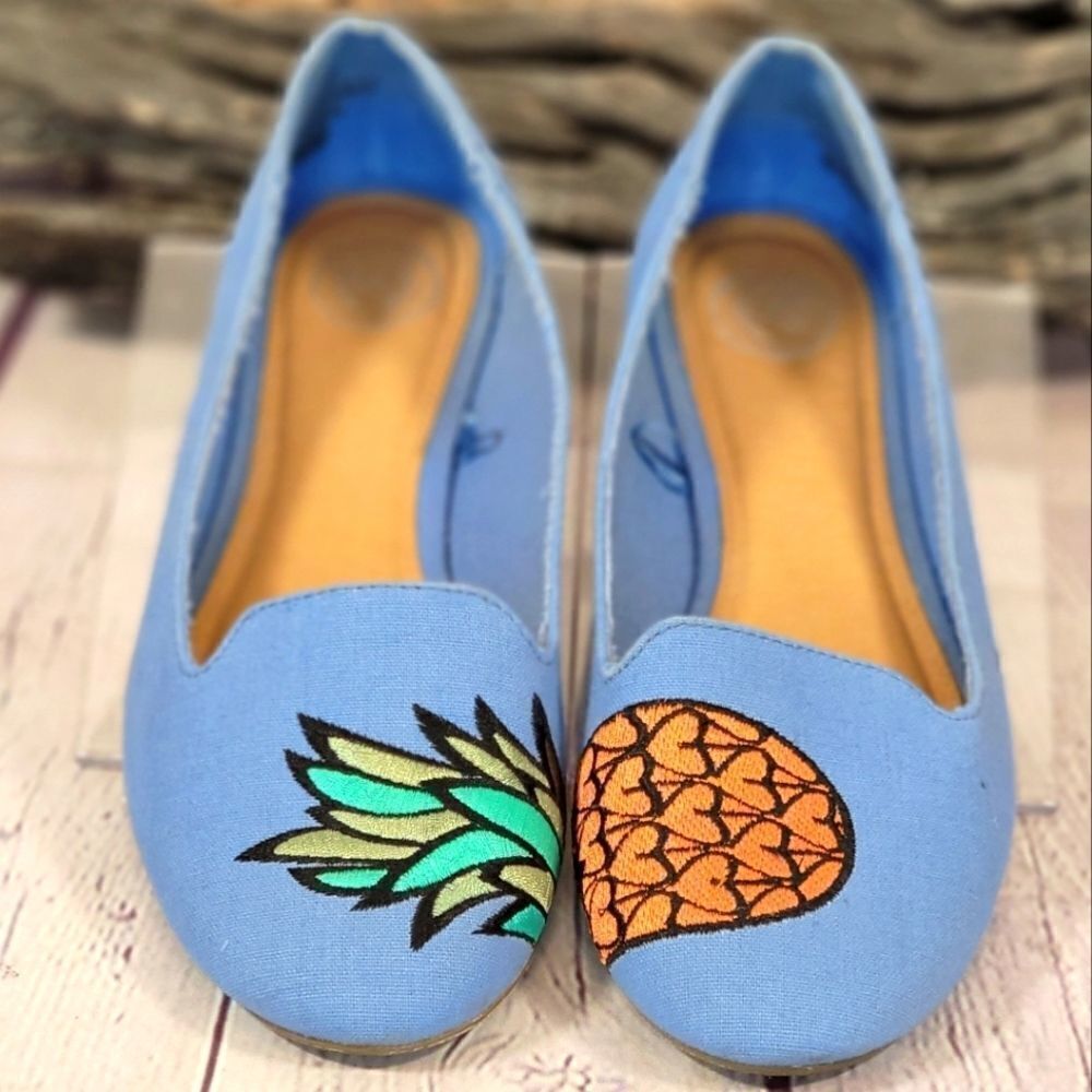 SO® Anchovy Pineapple Ballet Flats